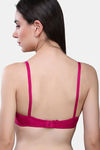 Maroon Clothing Padded Non Wired Full Coverage T-Shirt Bra (Pack of 2) - Multicolor — thumbnail 4